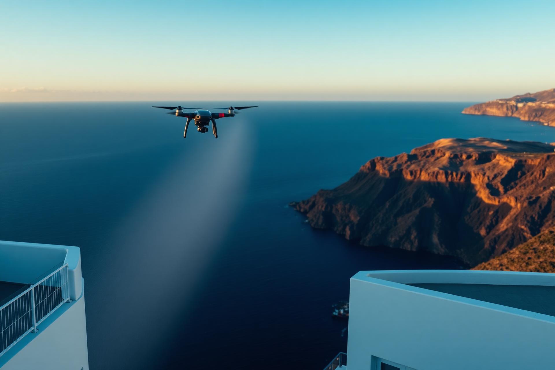 Drone de limpeza nos Açores